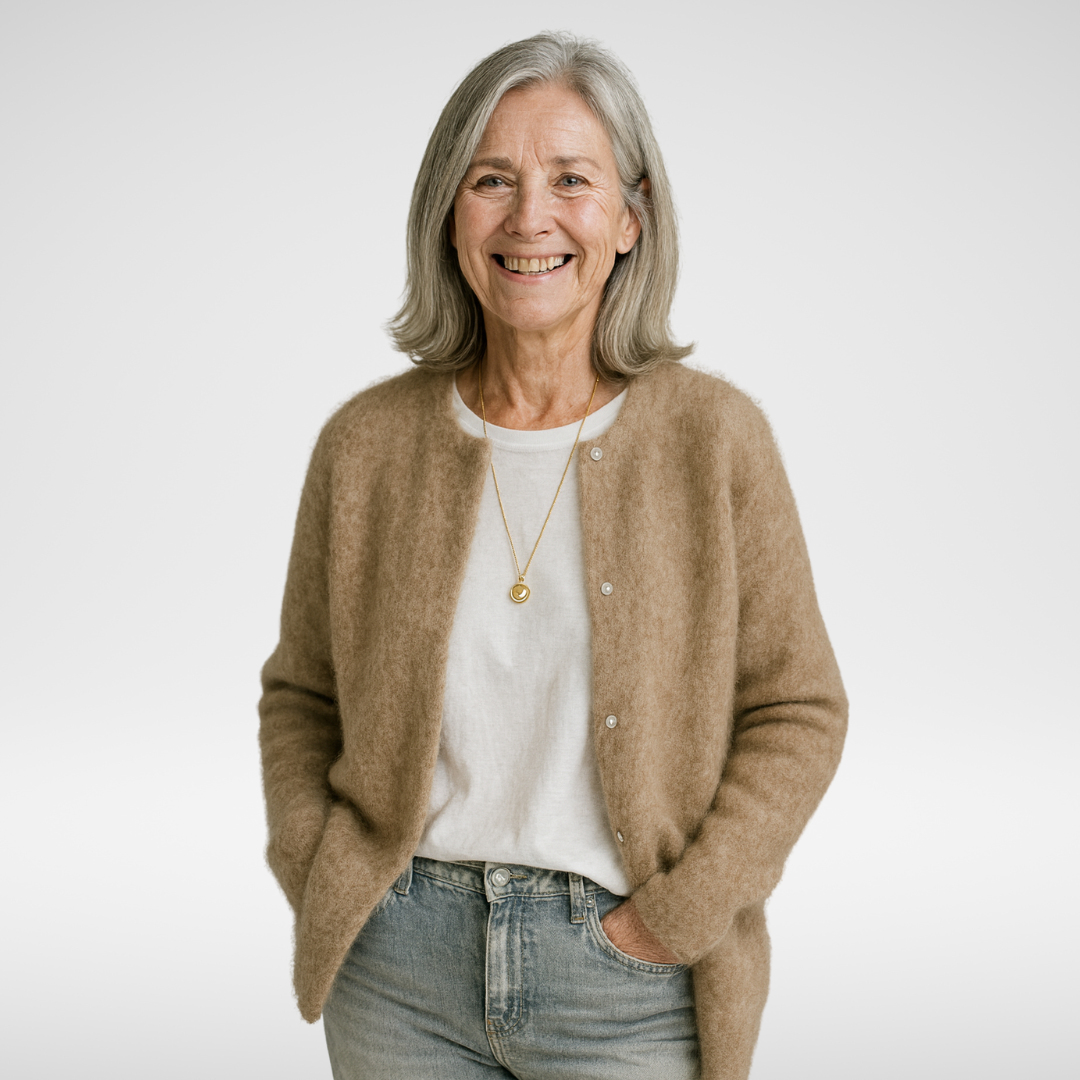 Sila | Elegant Cardigan med Klassisk Design
