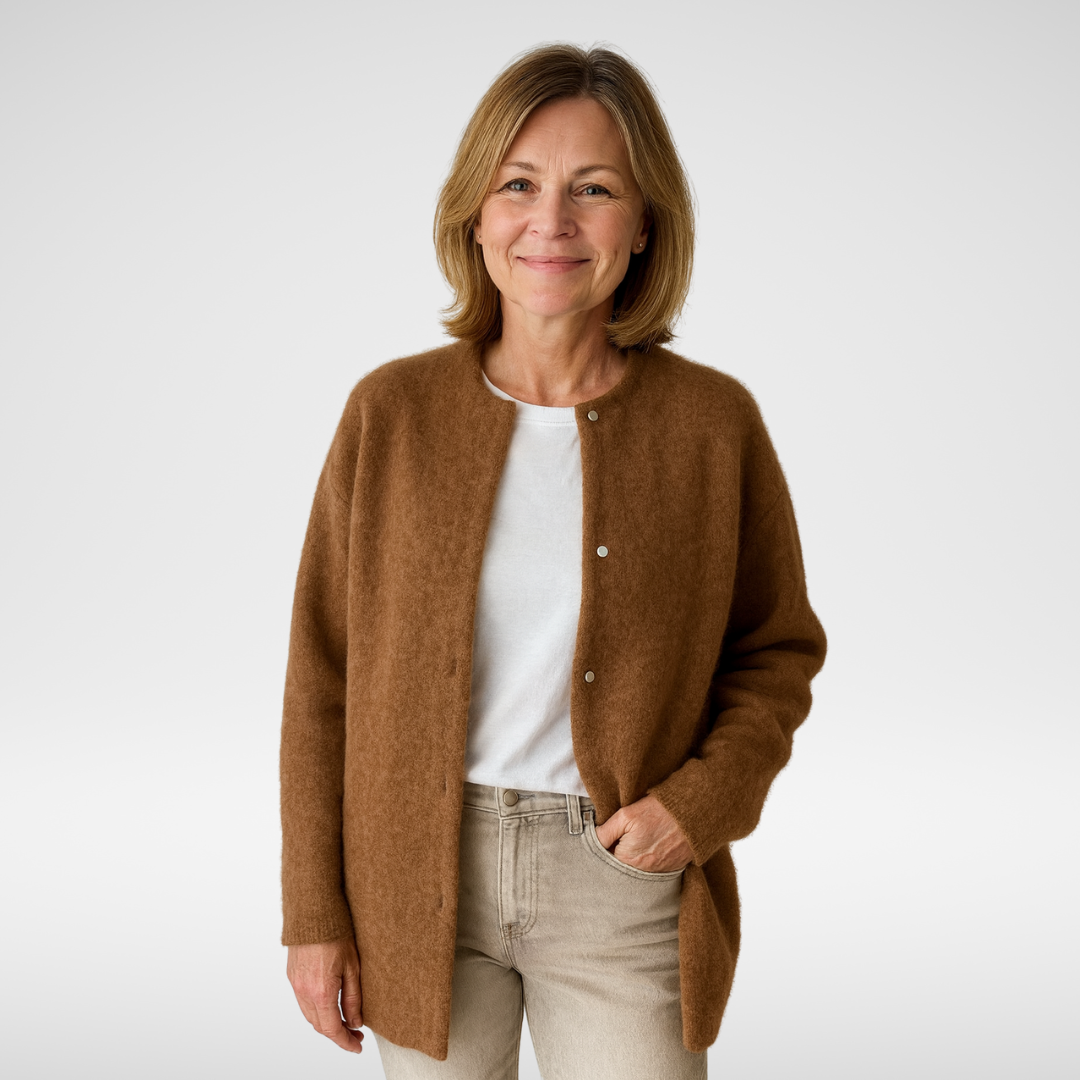 Sila | Elegant Cardigan med Klassisk Design