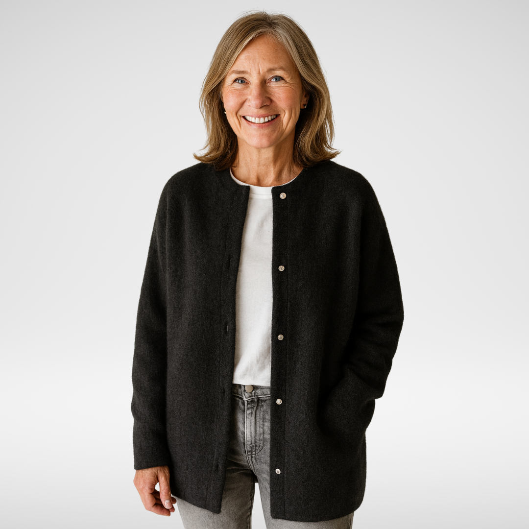 Sila | Elegant Cardigan med Klassisk Design