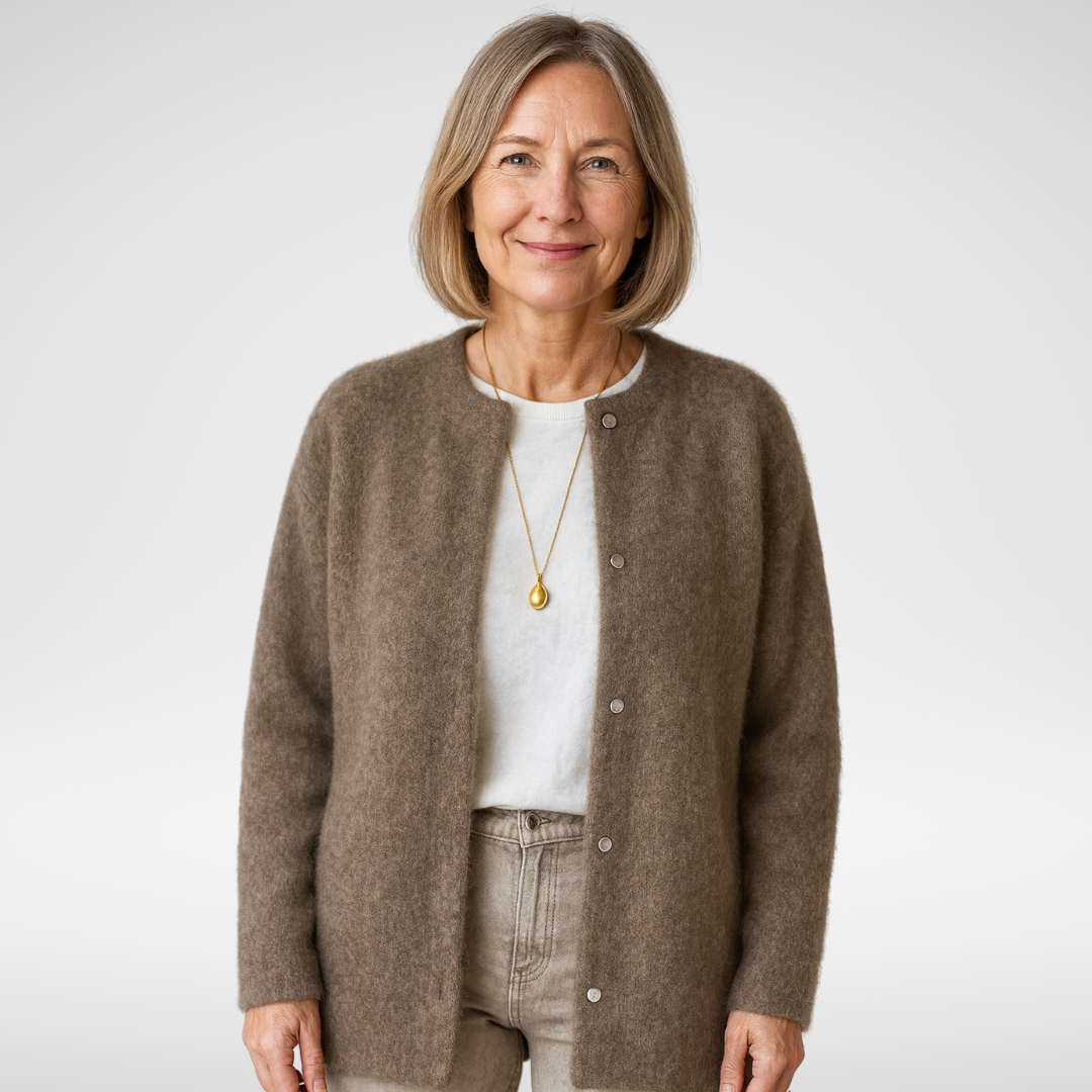 Sila | Elegant Cardigan med Klassisk Design