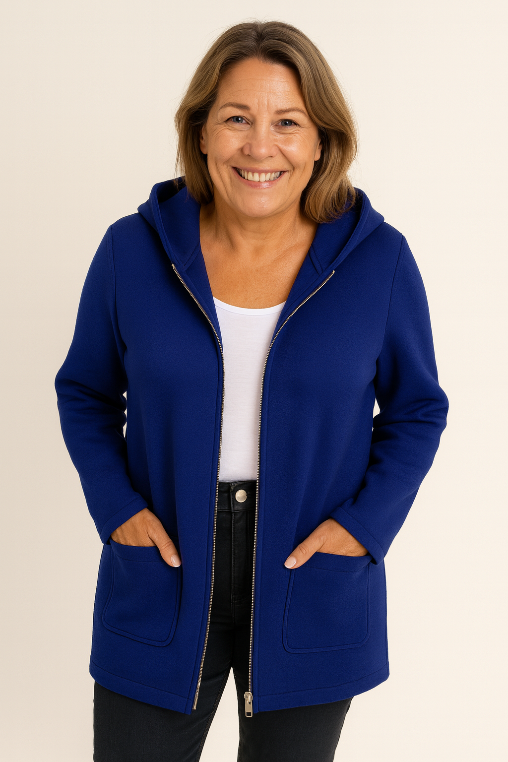 Moore |  Klassisk Cardigan Med Glidelås