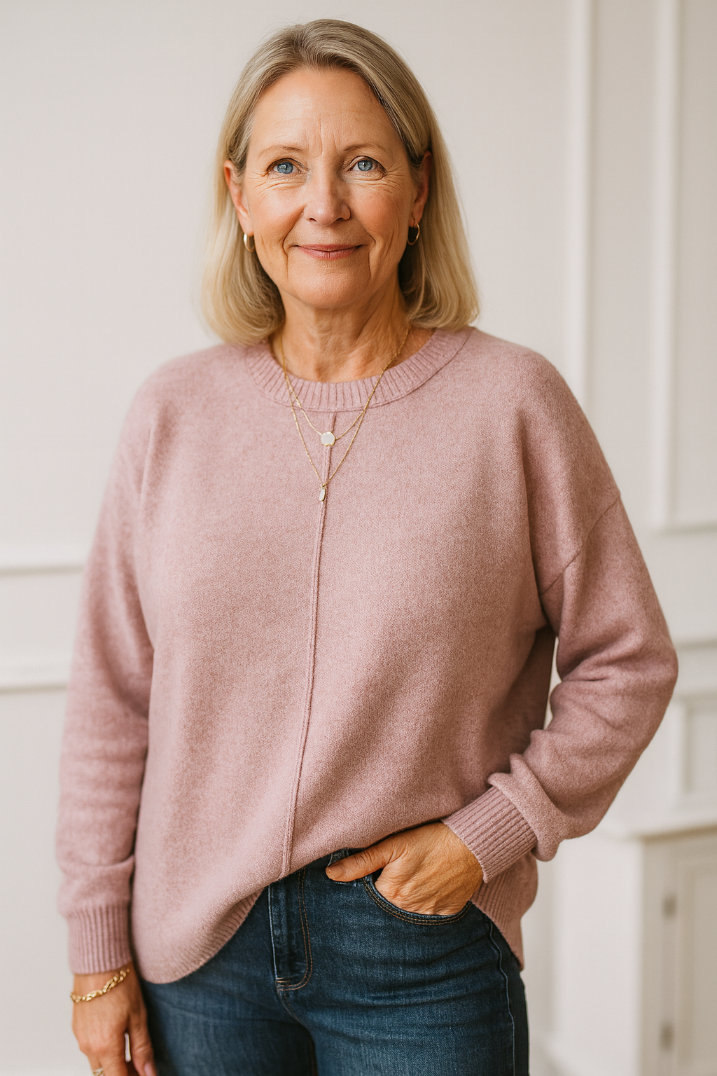 Luvelle™ – Myk strikkegenser med avslappet eleganse